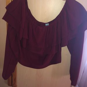 off the shoulder top